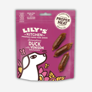 Lily's Kitchen Sausages // Snackpølser med and og vildt (70g)