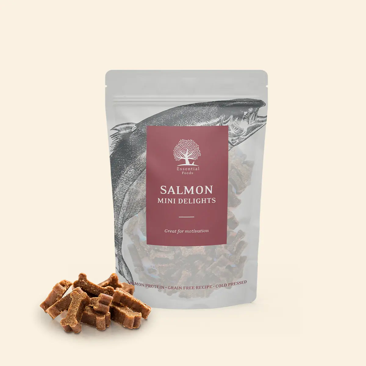 Essential Salmon Mini Delights // Bløde træningsgodbidder (laks)