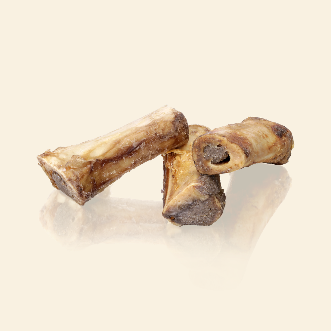 Essential Marrow Bone // Naturlige oksemarvsben med fyld (3 stk.)