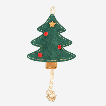 Funny Zoo Christmas Tree // Naturligt julelegetøj i ruskind og reb