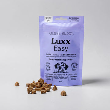 Globe Buddy Luxx Easy // Bløde godbidder med insekt og blåbær