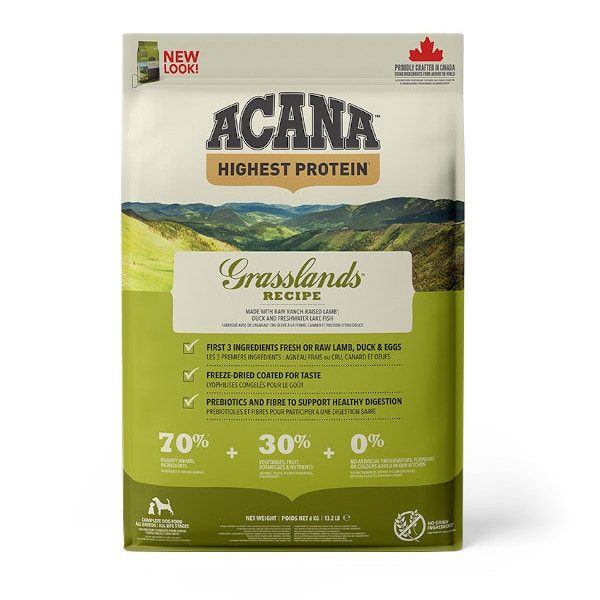 Acana Grasslands // Dry food with extra great taste for picky dogs