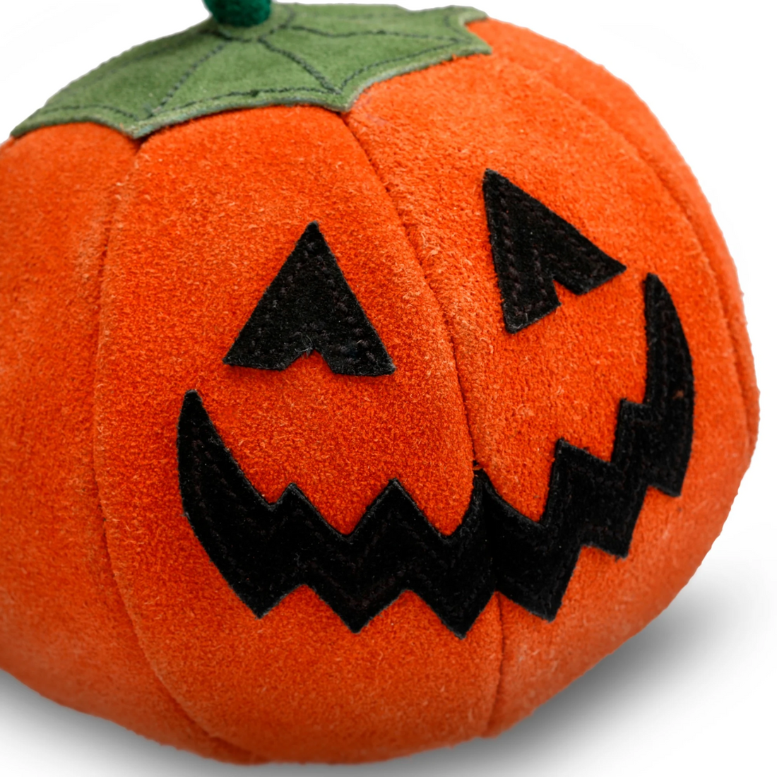Patch The Pumpkin // Naturligt hundelegetøj i ruskind (græskar)
