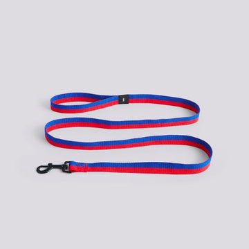 HAY Dogs Flat // Classic dog leash in recycled nylon (red/blue)
