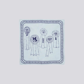HAY Dogs Scarf // Cotton dog bandana (blue/navy)