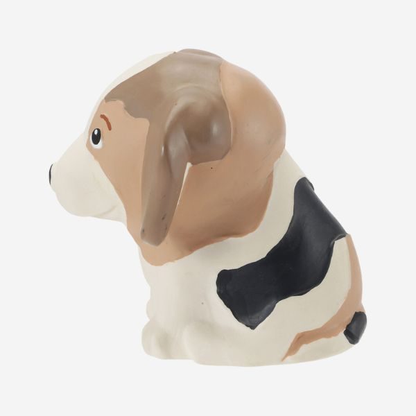 Hevea Puppy // Natural rubber dog toy (beagle)