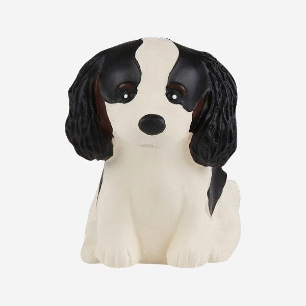 Hevea Puppy parade // Natural rubber dog toy (Cavalier King Charles)