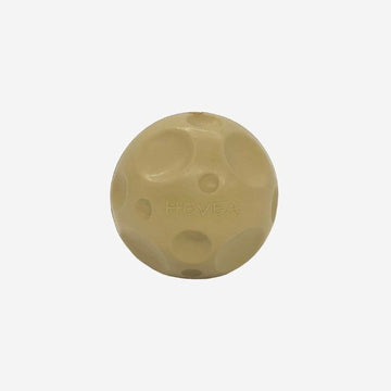 Hevea Moonball // Natural rubber ball with room for treats (green)