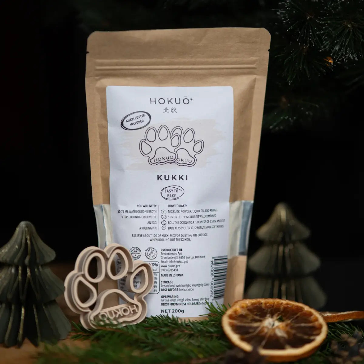 Hokuō® Kukki // Lav-selv cookie mix til hunde (inkl. udstikker)