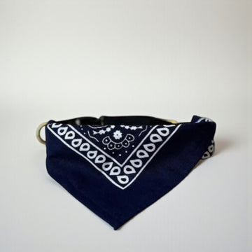 Hundekollektivet // Adjustable bandana and dog collar (blue)