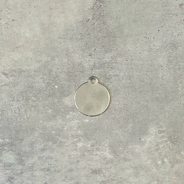 Dog tags // Standard round small (chrome)