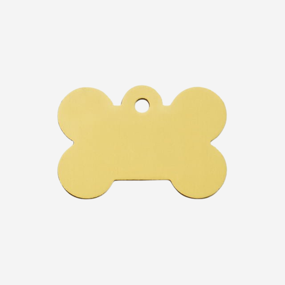 Dog Tag // Standard Bone large (chrome)