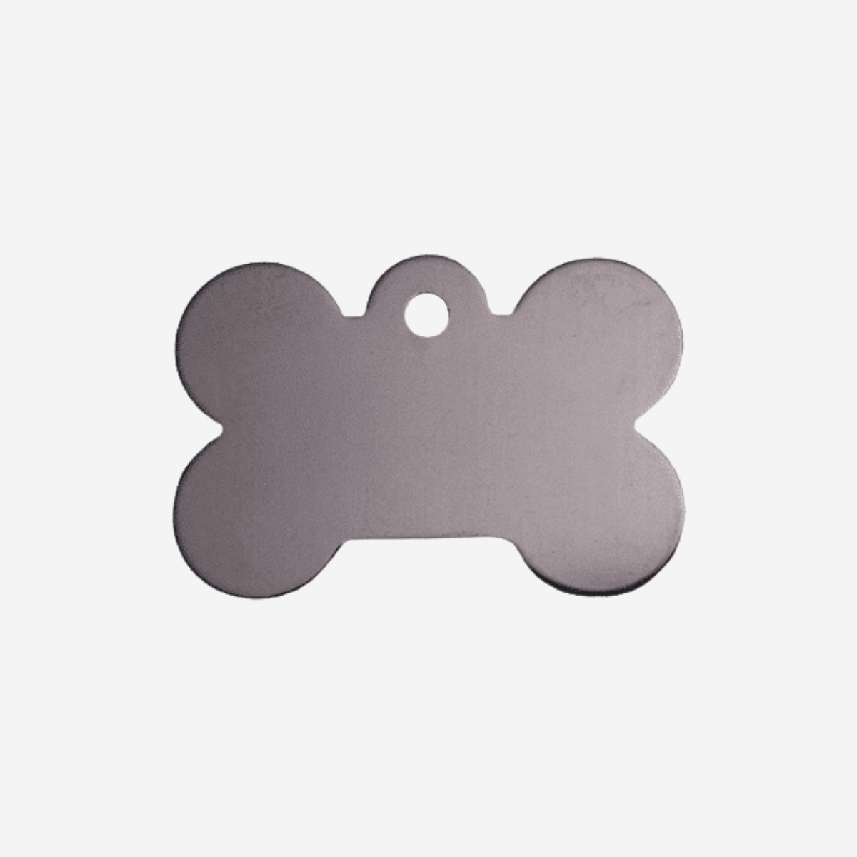 Dog Tag // Standard Bone large (chrome)