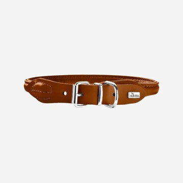 Hunter soft // Round-stitched collar (cognac)