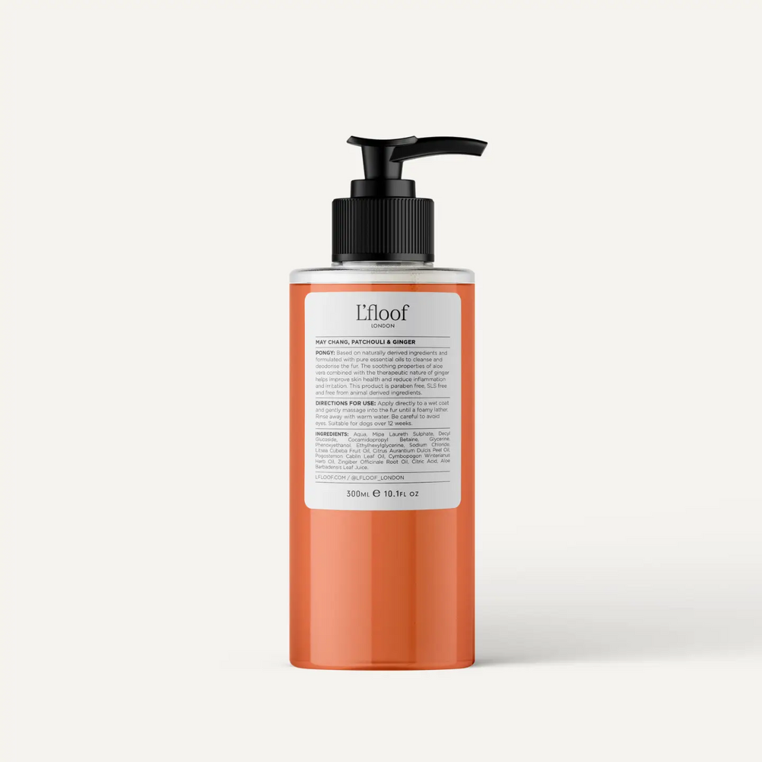 L'floof PONGY // Natural dog shampoo (orange/may chang)