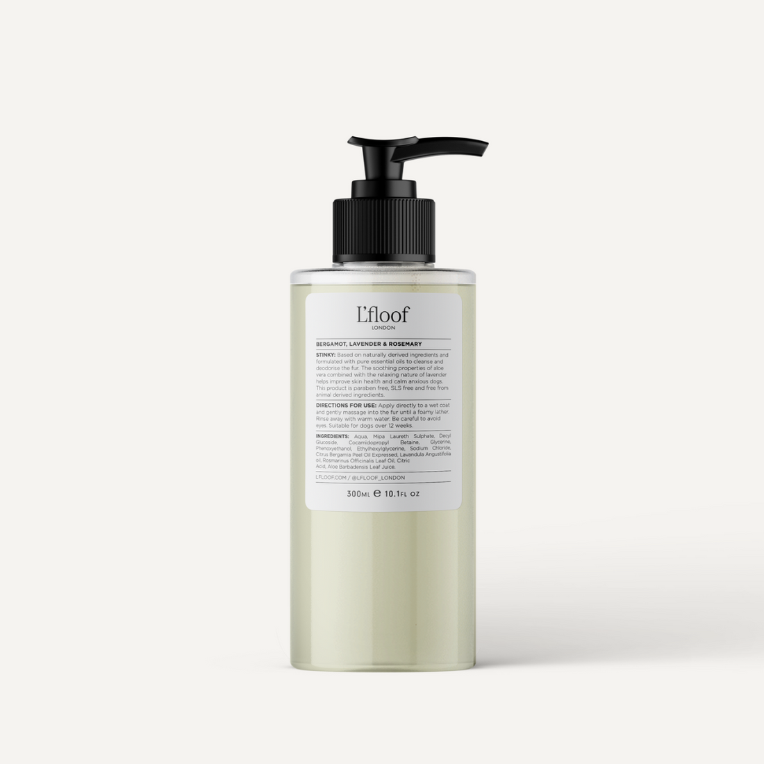 L'floof STINKY // Naturlig hundeshampoo (bergamot/lavendel)