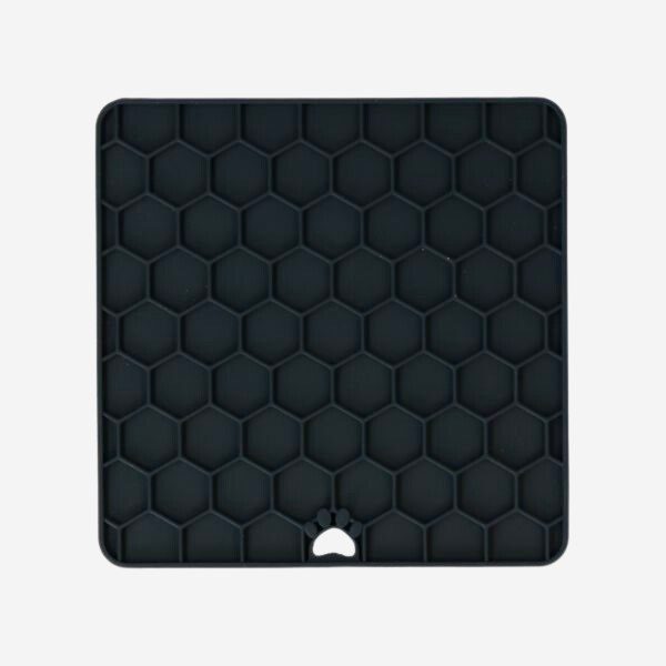 Lick Mat // Activity Plate with calming effect (dark gray)