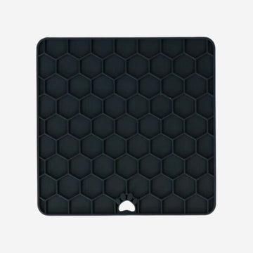 Lick Mat // Activity Plate with calming effect (dark gray)