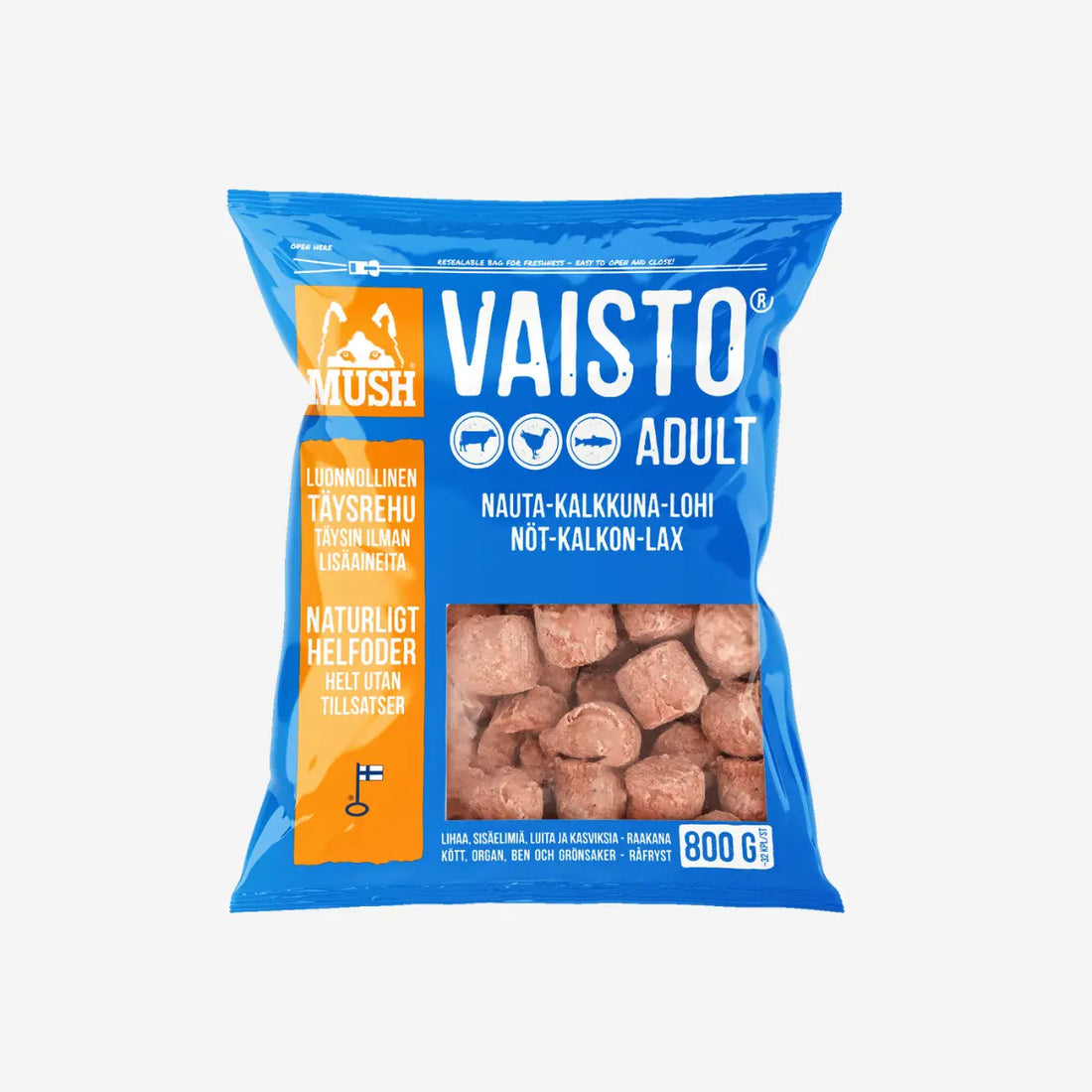 Mush Vaisto Blue // Barf with extra good fatty acids for skin and coat (frost)
