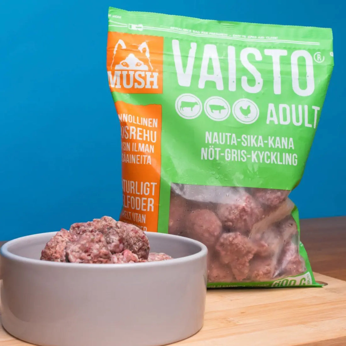 Mush Vaisto Green // Good beginner's barf or for dogs with a sensitive stomach (frost)