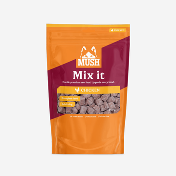 Mush Mix It, Chicken // Frossen fuldfoder - brug fx som tilskud til tørfoder (kylling)
