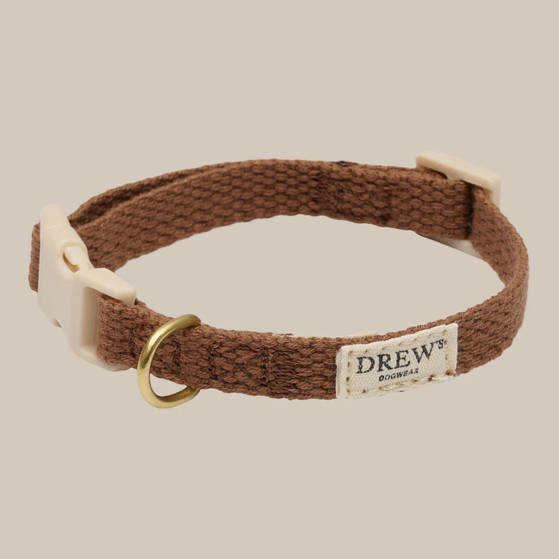My First Collar // Adjustable puppy collar (brown)