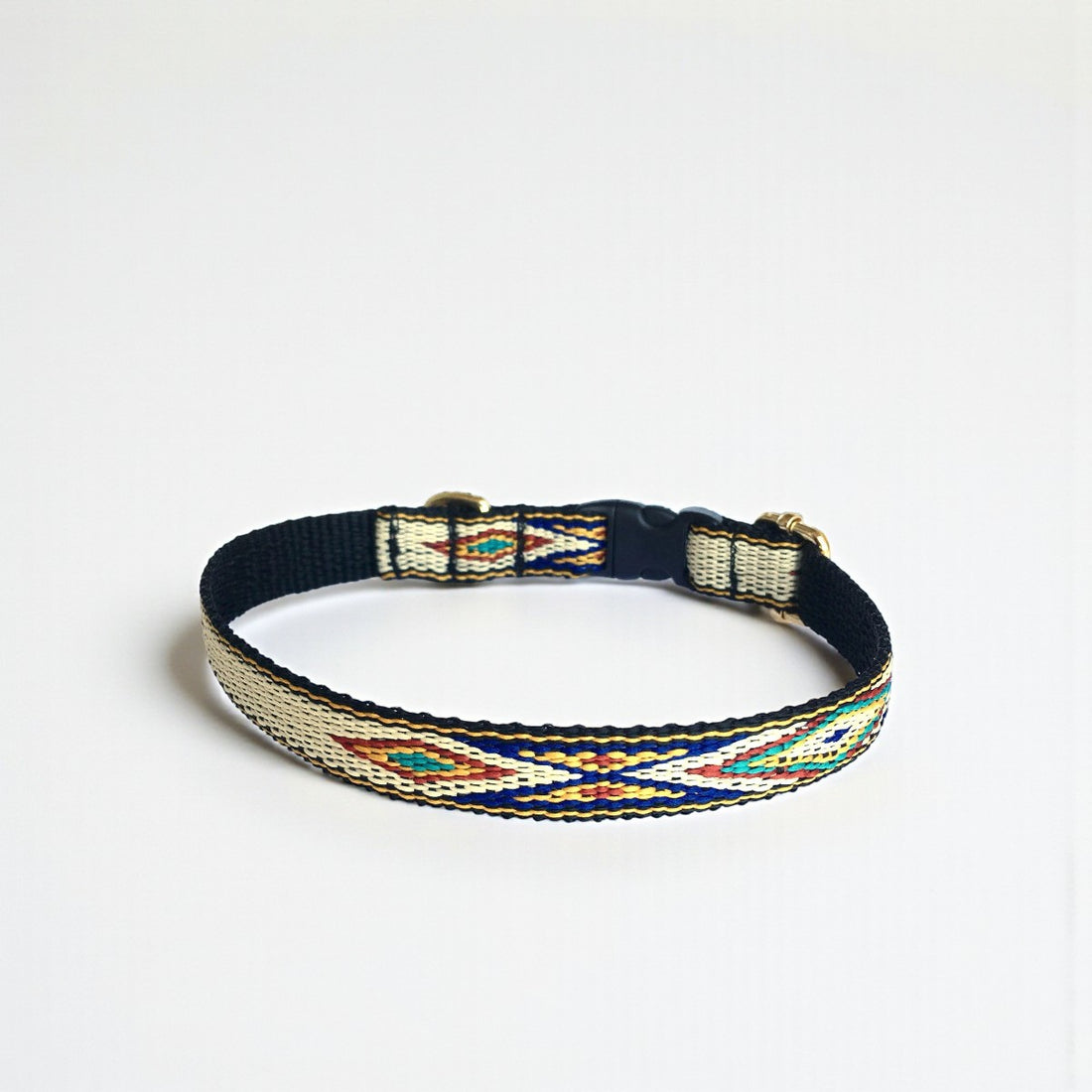 Marrakesh 3 // Blue and yellow collar for small and medium-sized dogs