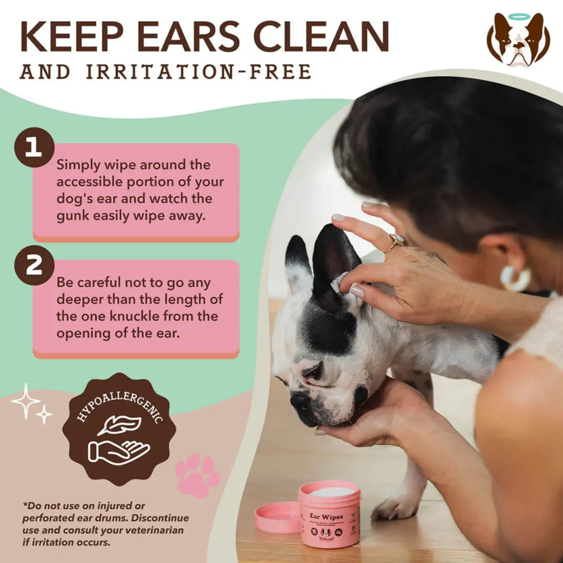NDC Wrinkle Wipes // For dogs with skin folds and wrinkles (Kopier)