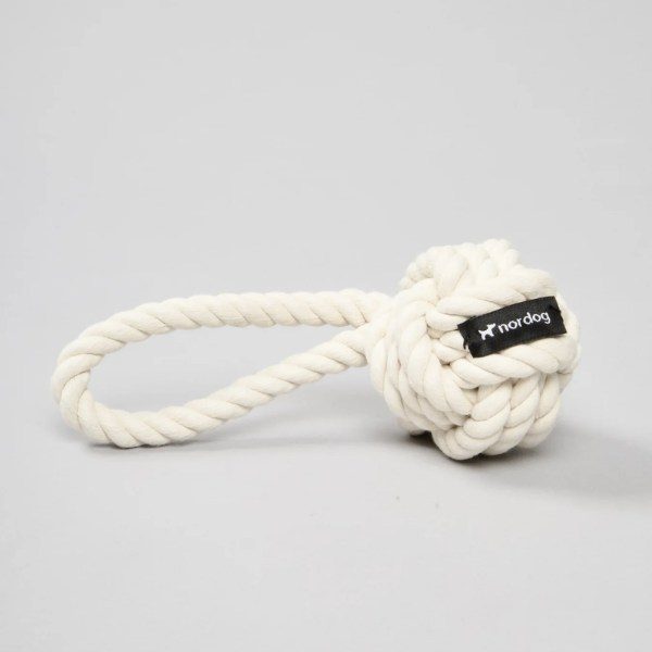 Nordog Rope Beige // Natural rope toy (cream colored)