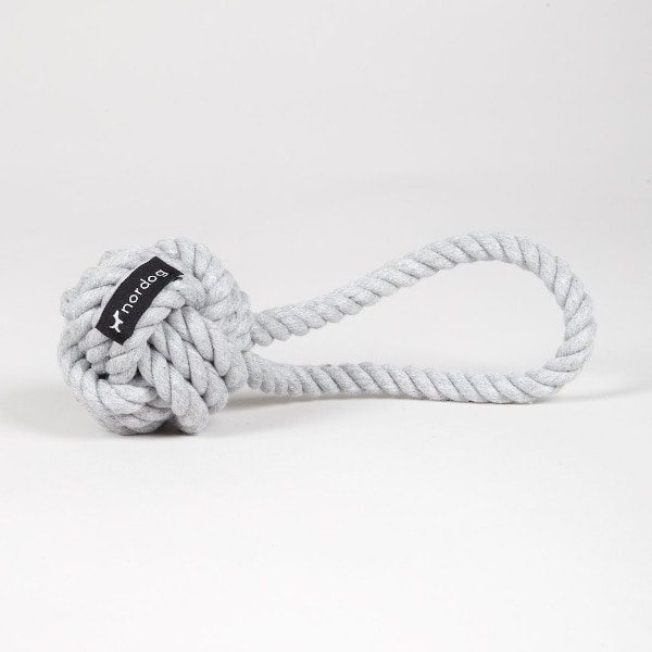 Nordog Rope // Natural rope dog toy (light gray)