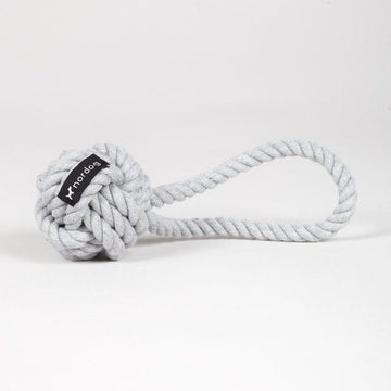 Nordog Rope // Natural rope dog toy (light gray)