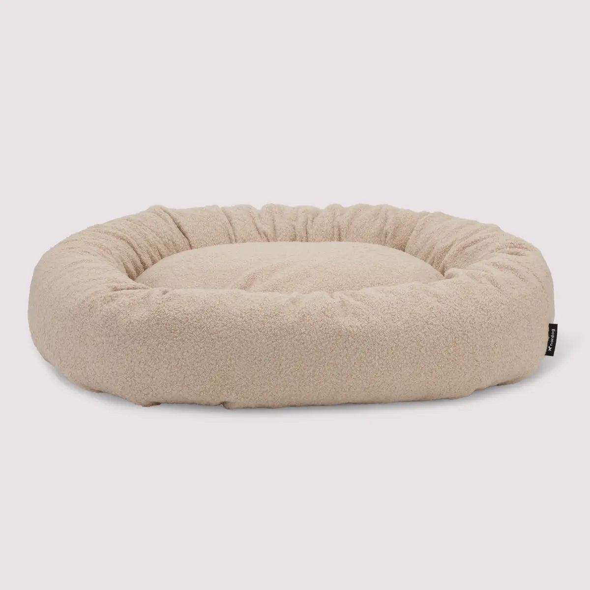 Nordog Lise // Teddy donut hundeseng (beige)