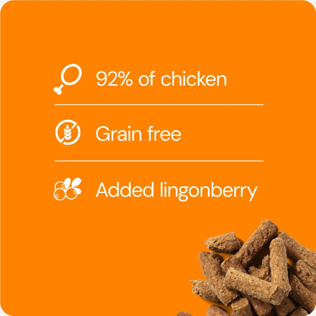 Rauh! Chicken-Lingonberry Treat // Soft treats with chicken and lingonberries