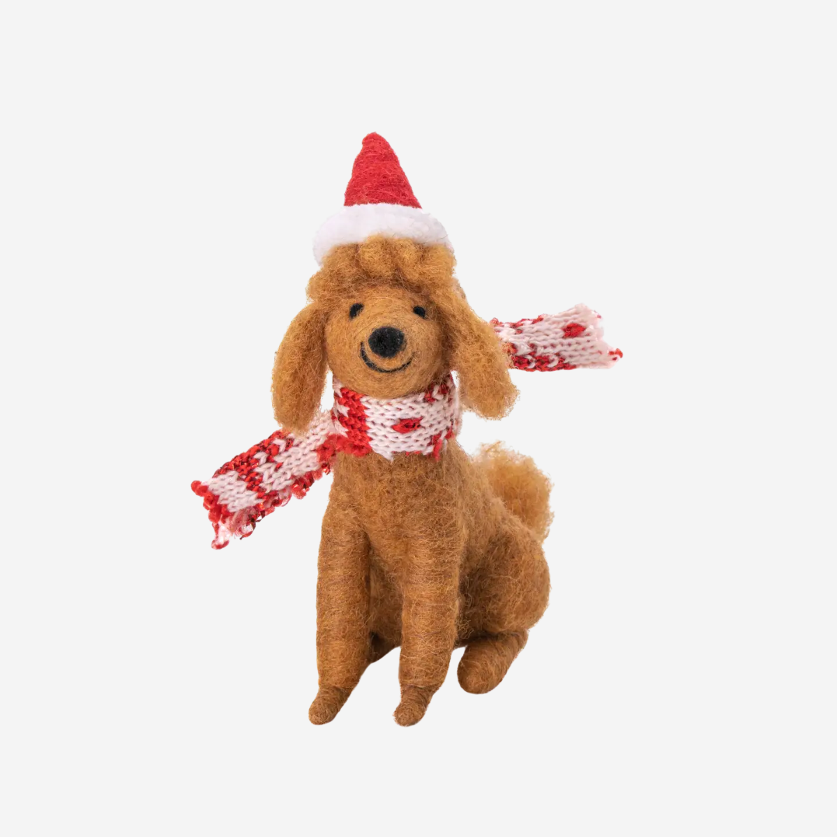 Poodle // Juleophæng med puddelhund