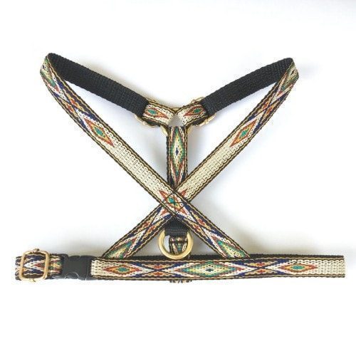 Marrakesh 3 // Harness in blue and yellow