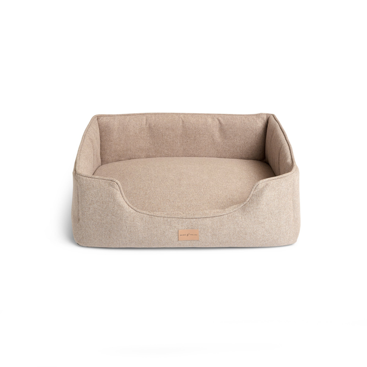 Shiro &amp; Malou Mansion // Dog bed with high edges (beige)