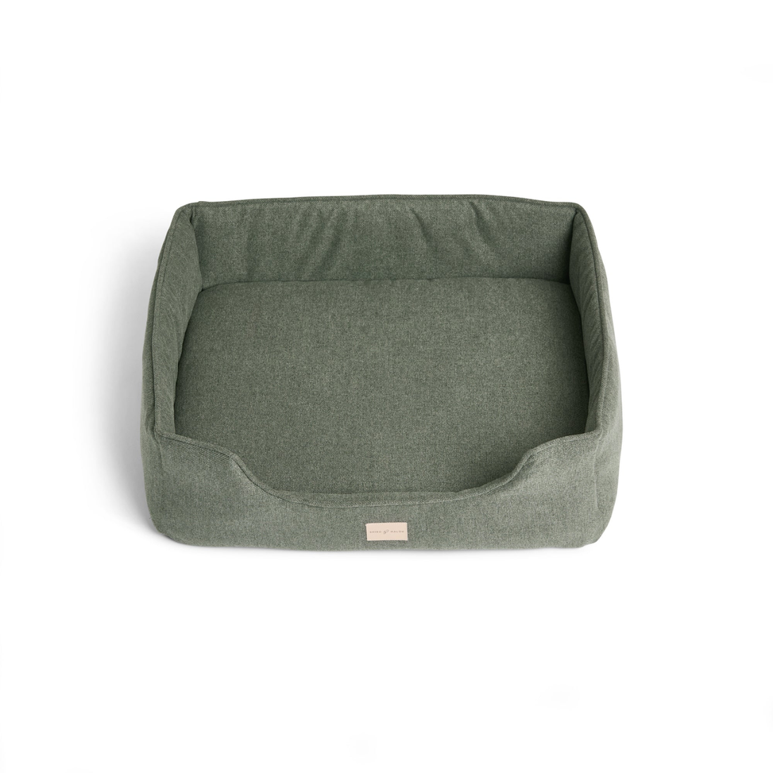 Shiro &amp; Malou Mansion // Dog bed with high edges (green)