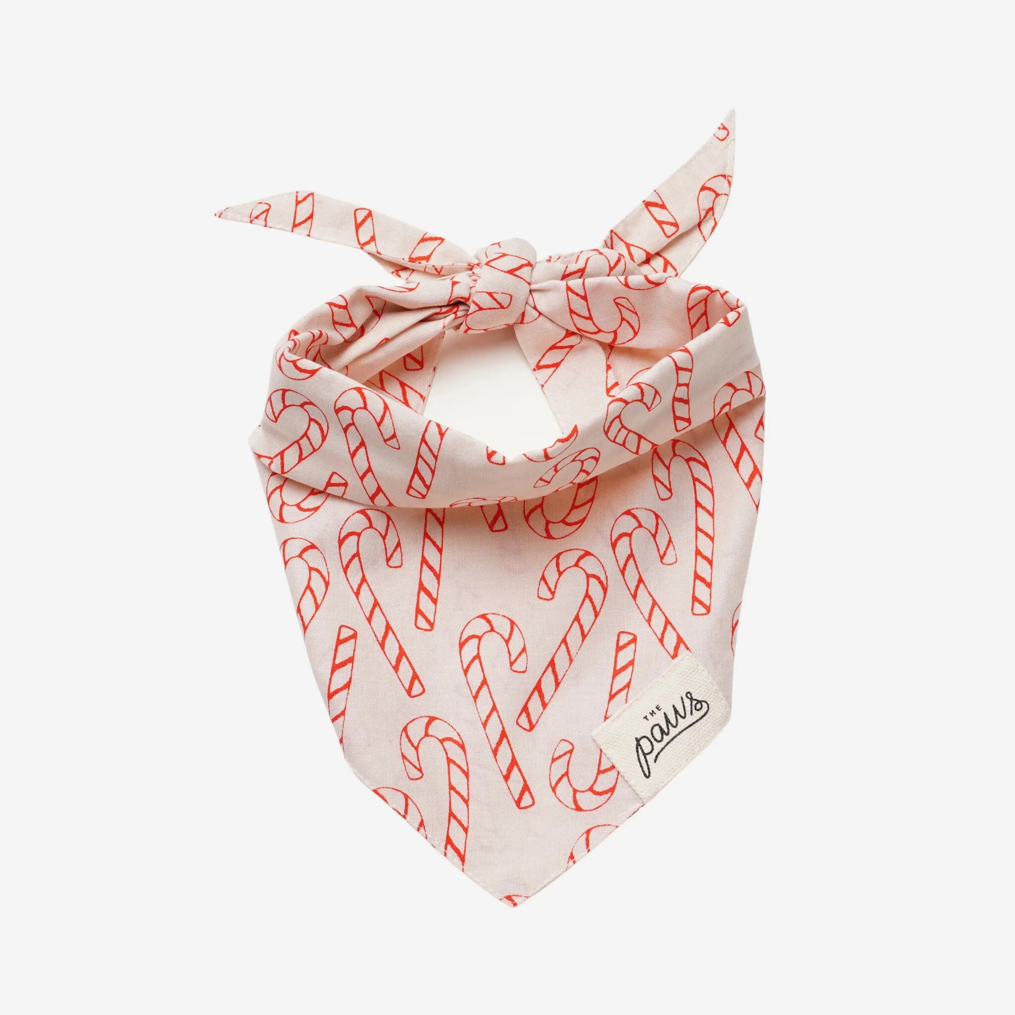 Elfie Bandana // Christmas bandana with candy canes