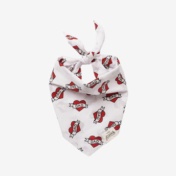 Love Mom // Dog bandana with sailor tattoo (mom) (Kopier)
