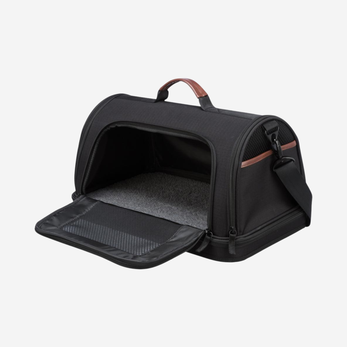 Gate Airline carrier // Flytaske og rejsetaske til hunde (sort)