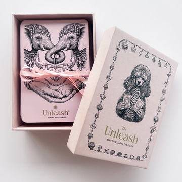Unleash Divine Dog Oracle // Spirituelle tarotkort til hundeelskere