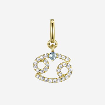 Unleash Cph Cancer Charm // Dog collar pendant (crab)