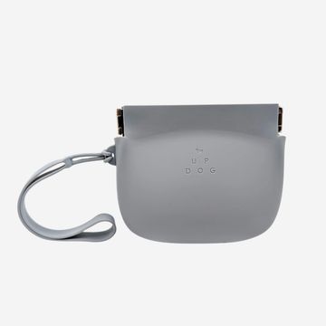 Up Dog Pouch // Small silicone treat bag (gray)