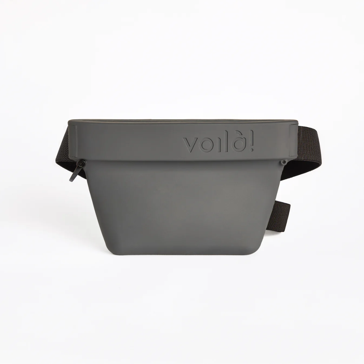Voila Ultimate Treat Pouch // Silicone belt bag for treats (slate)