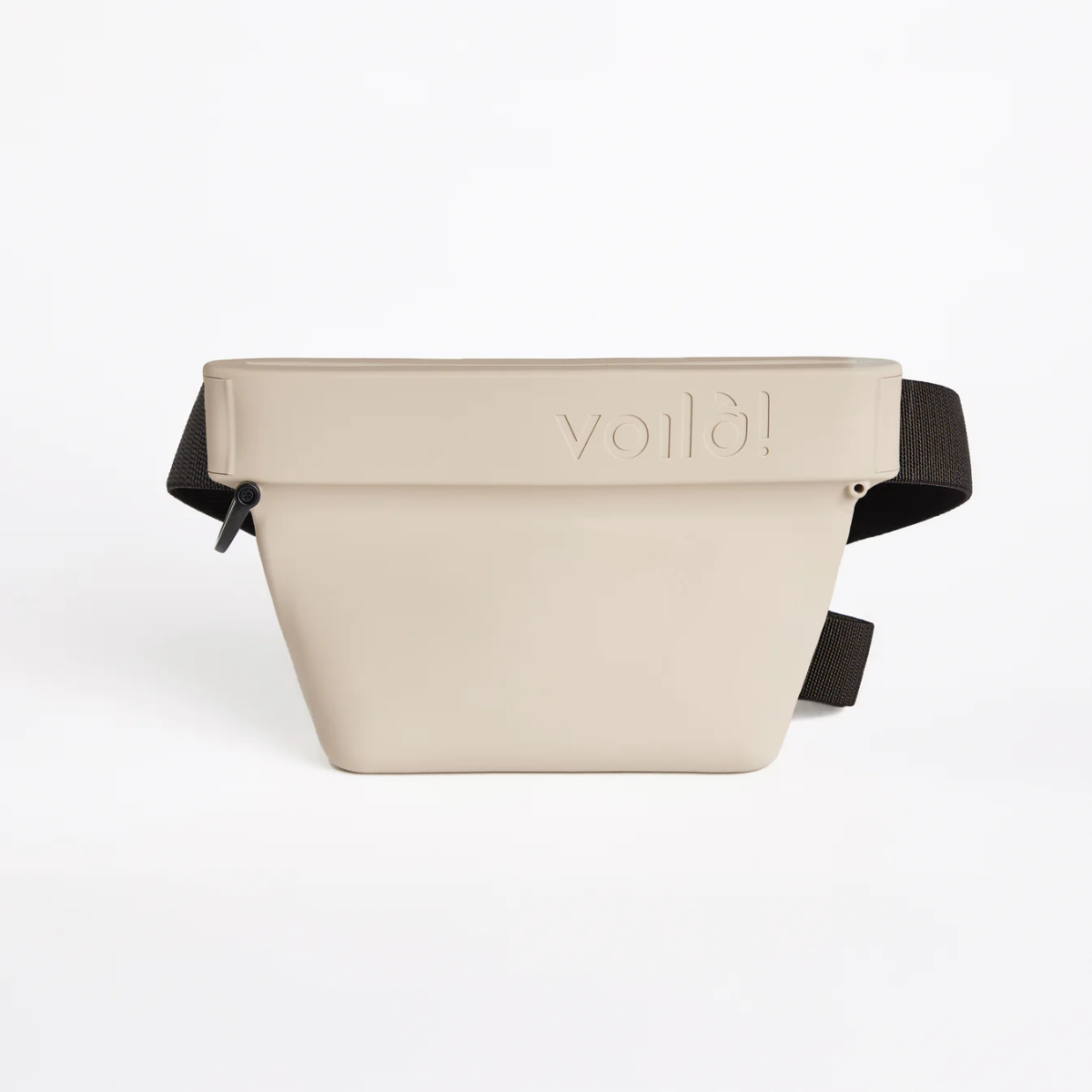 Voila Ultimate Treat Pouch // Silicone belt bag for treats (stone)