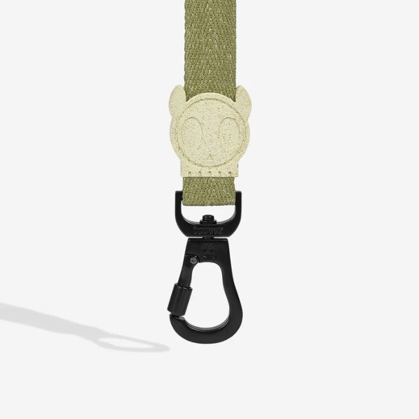 Zee.dog Moss // Soft, standard dog lead (light green)
