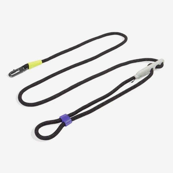 Zee.dog Nox // Hands-free rope dog leash (black reflective)