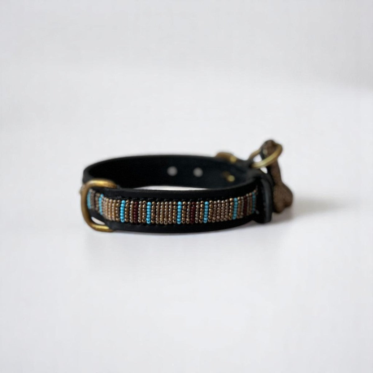 Zinj Blue Nile // Handmade beaded dog collar
