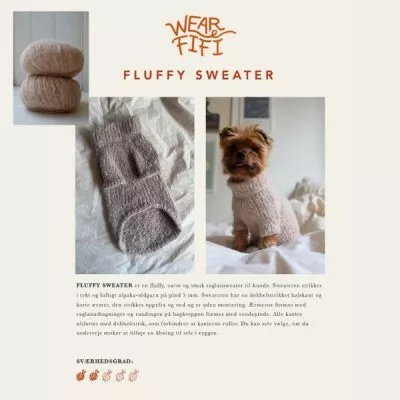 strikke kit hundesweater